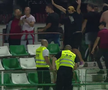 FOTO Sepsi - Dinamo, fanii dinamoviști - evacuaţi cu gaze lacrimogene!