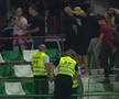 FOTO Sepsi - Dinamo, fanii dinamoviști - evacuaţi cu gaze lacrimogene!