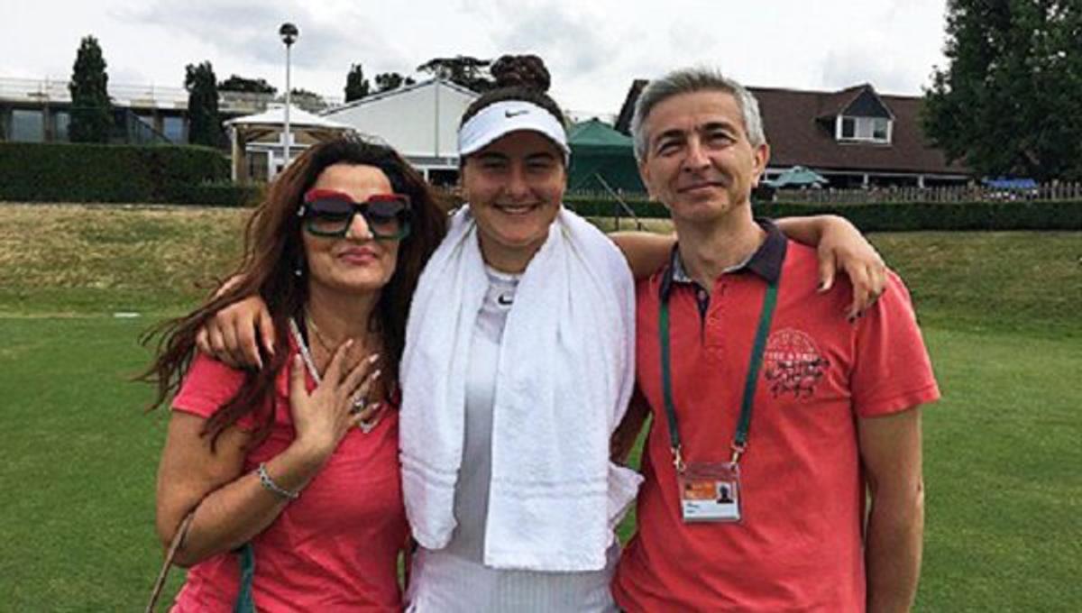 FOTO Cum a reacționat Bianca Andreescu când un jurnalist i-a spus că îi place de mama ei: „O iubești?”