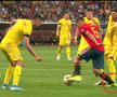 ROMÂNIA - SPANIA / FOTO „Tricolorii” au contestat decizia, dar a fost penalty clar! Deac l-a faultat în careu pe Ceballos