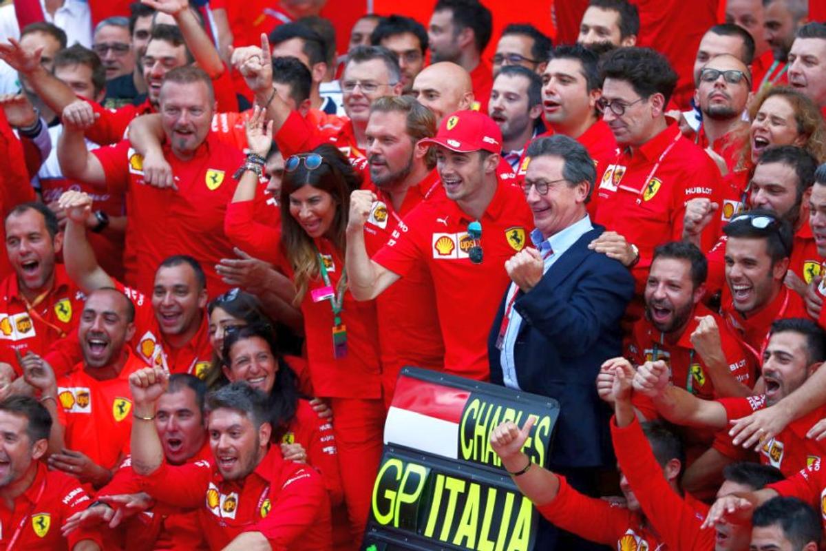 FORMULA 1 // VIDEO Charles Leclerc a declanșat sărbătoarea în Italia
