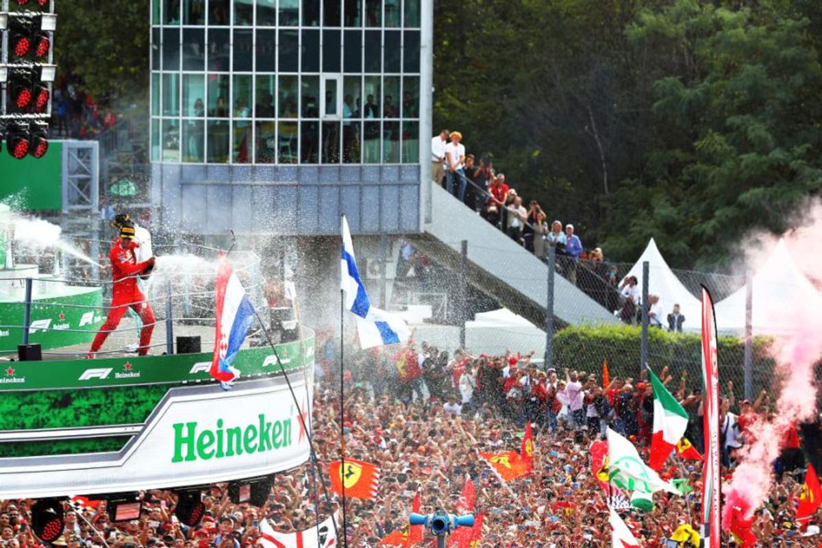 FORMULA 1 // VIDEO Charles Leclerc a declanșat sărbătoarea în Italia