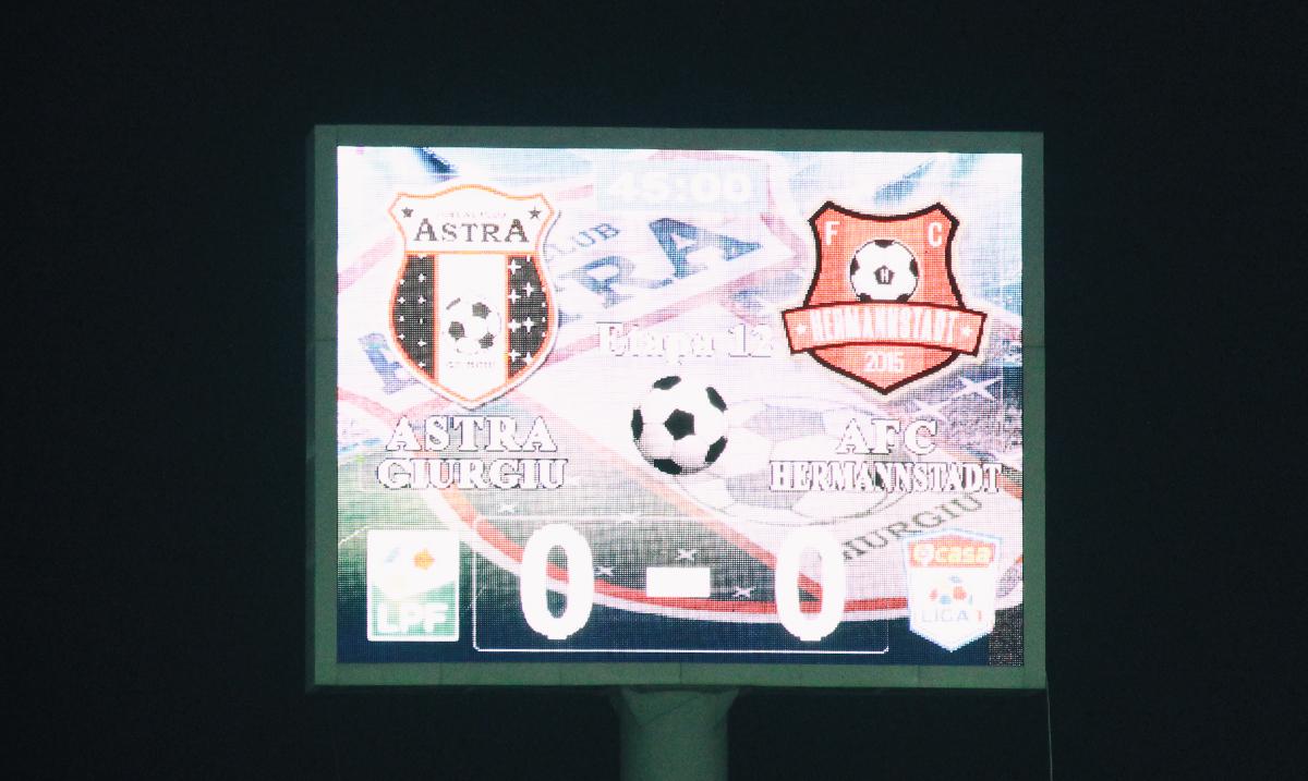 ASTRA - HERMANNSTADT 0-0 // VIDEO+FOTO În gol, fără gol! Remiză albă în ultimul meci din etapa a 12-a » Cum arată ACUM clasamentul