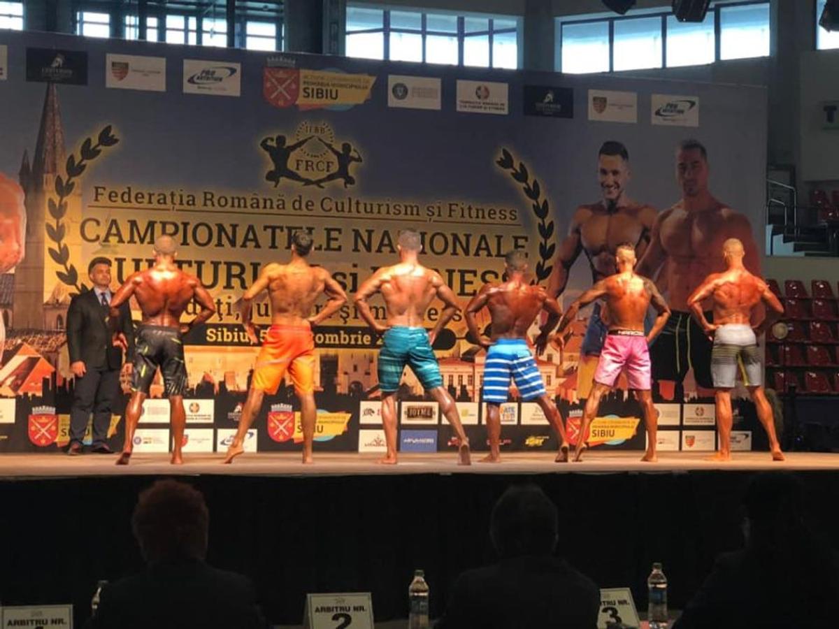 GALERIE FOTO Florentin Corbeanu e „Ronnie Coleman de România” » Polițist oltean, campion național de culturism la 49 de ani!