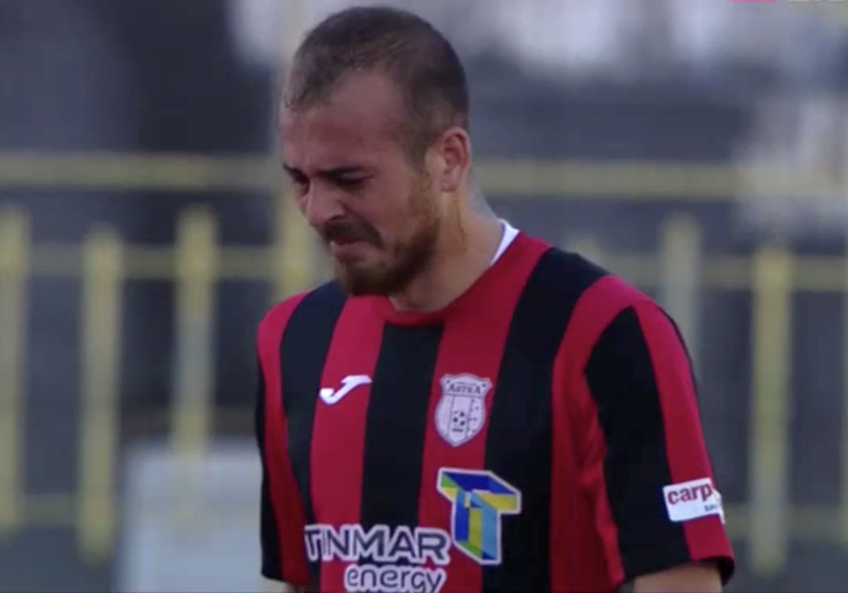 GAZ METAN - ASTRA / FOTO Denis Alibec a ieșit accidentat și a plâns ca un copil