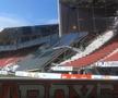 FOTO Acoperișul stadionului lui AZ Alkmaar s-a prăbușit!