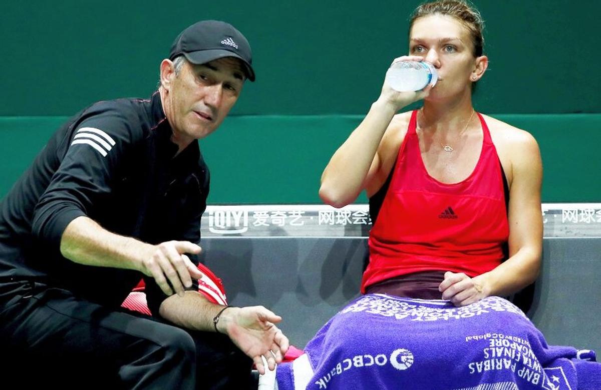 SIMONA HALEP ȘI DARREN CAHILL