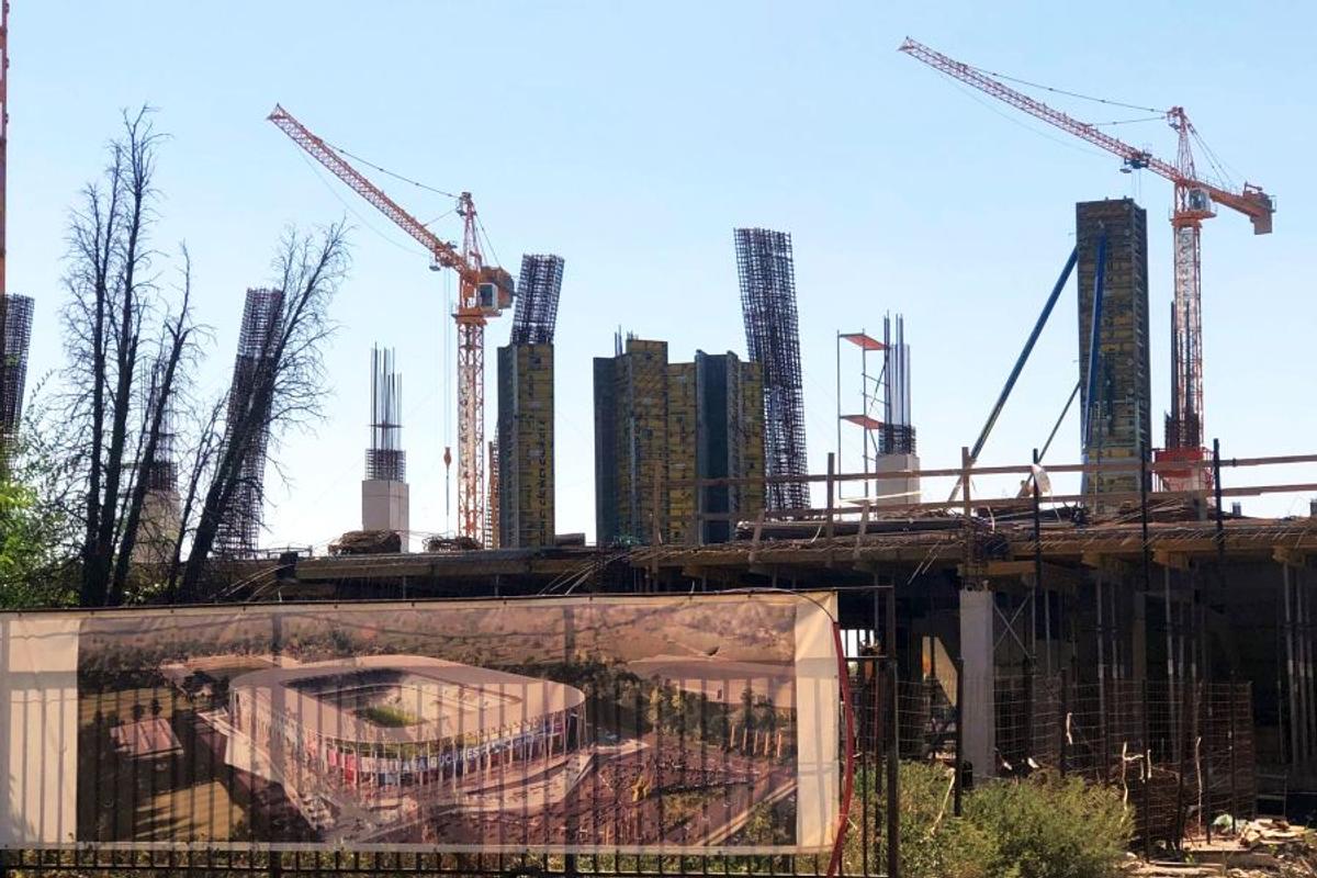 STADIOANE EURO 2020 // FOTO + VIDEO EXCLUSIV Am fost azi pe șantier: cum merg lucrările în Ghencea  + ce se întâmplă în Giuești