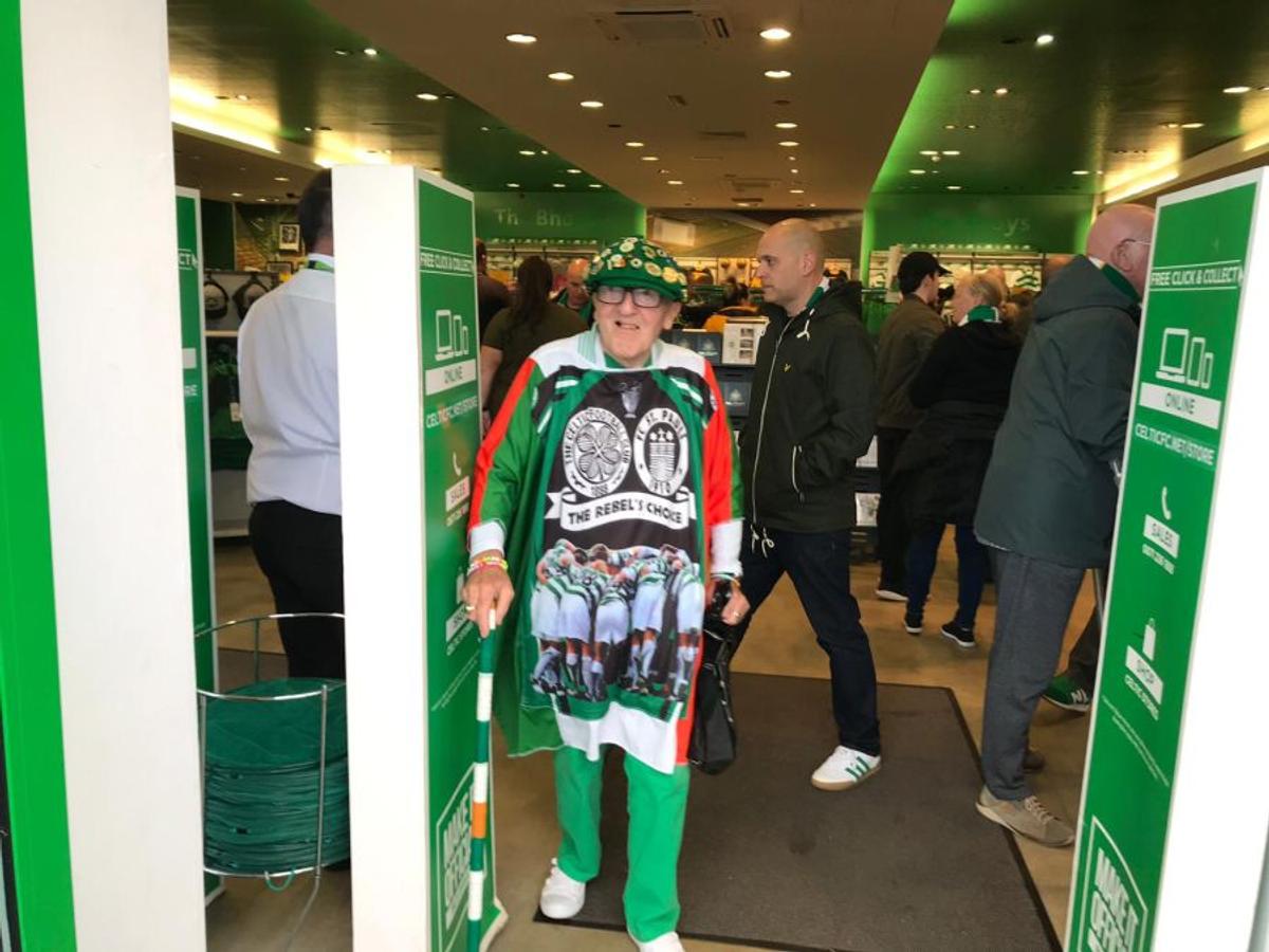 Fanii lui Celtic, înainte de meciul cu CFR