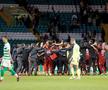 Bucuria CFR-ului după victoria cu Celtic