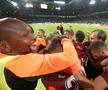Bucuria CFR-ului după victoria cu Celtic