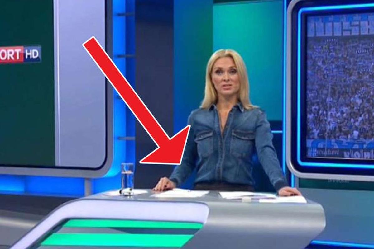 FOTO Britta Hofmann în picioarele goale, în direct la TV