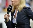 FOTO Credea că e protejată de pupitru, însă a fost dată de gol: cum a fost surprinsă știrista în partea de jos