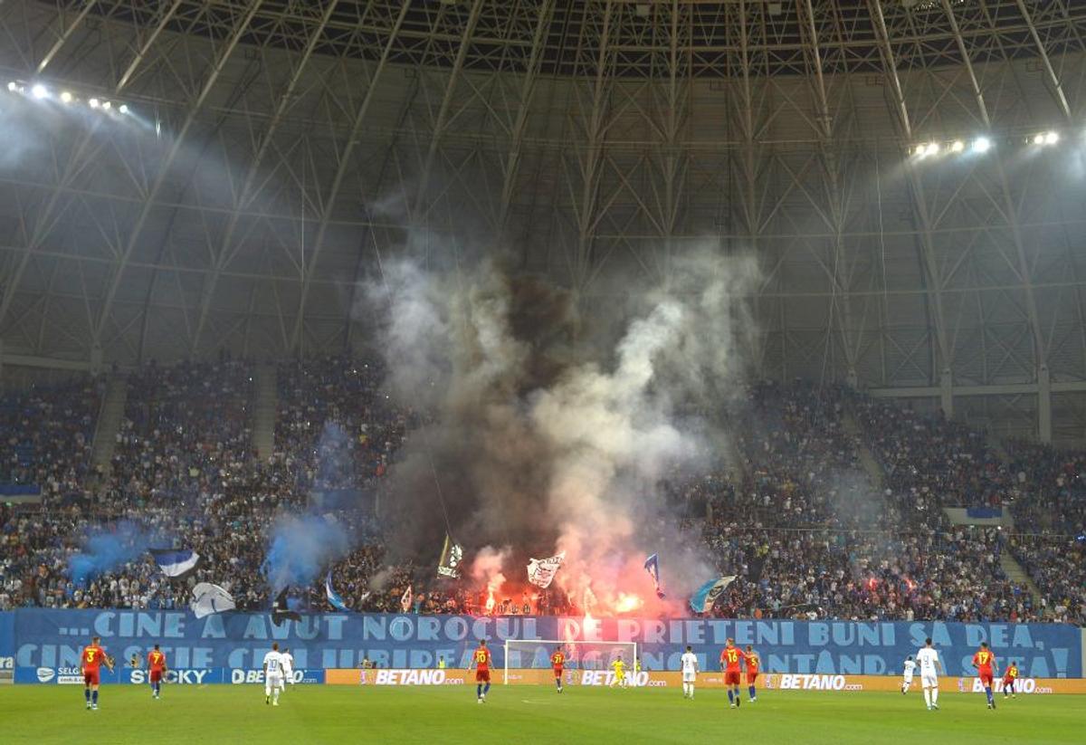 CRAIOVA - FCSB 0-1 // GALERIE FOTO + VIDEO Scenografie spectaculoasă a oltenilor, pe muzica lui Beethoven