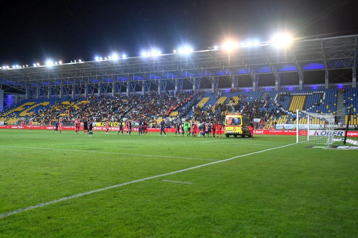 CHINDIA TÂRGOVIȘTE - DINAMO 3-2 // FOTO Panică în prelungirile meciului! Marius Martac a leșinat, iar ambulanța și-a făcut apariția pe teren