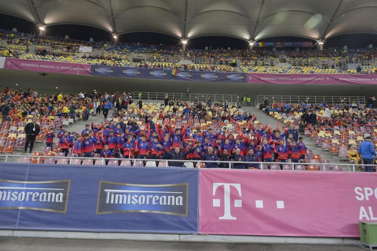 România - Norvegia 1-1 // Copiii din tribune