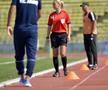 GALERIE FOTO A „furat” toate privirile. Arbitra de rezervă a entuziasmat asistența de la derby-ul FC Argeș - U Cluj