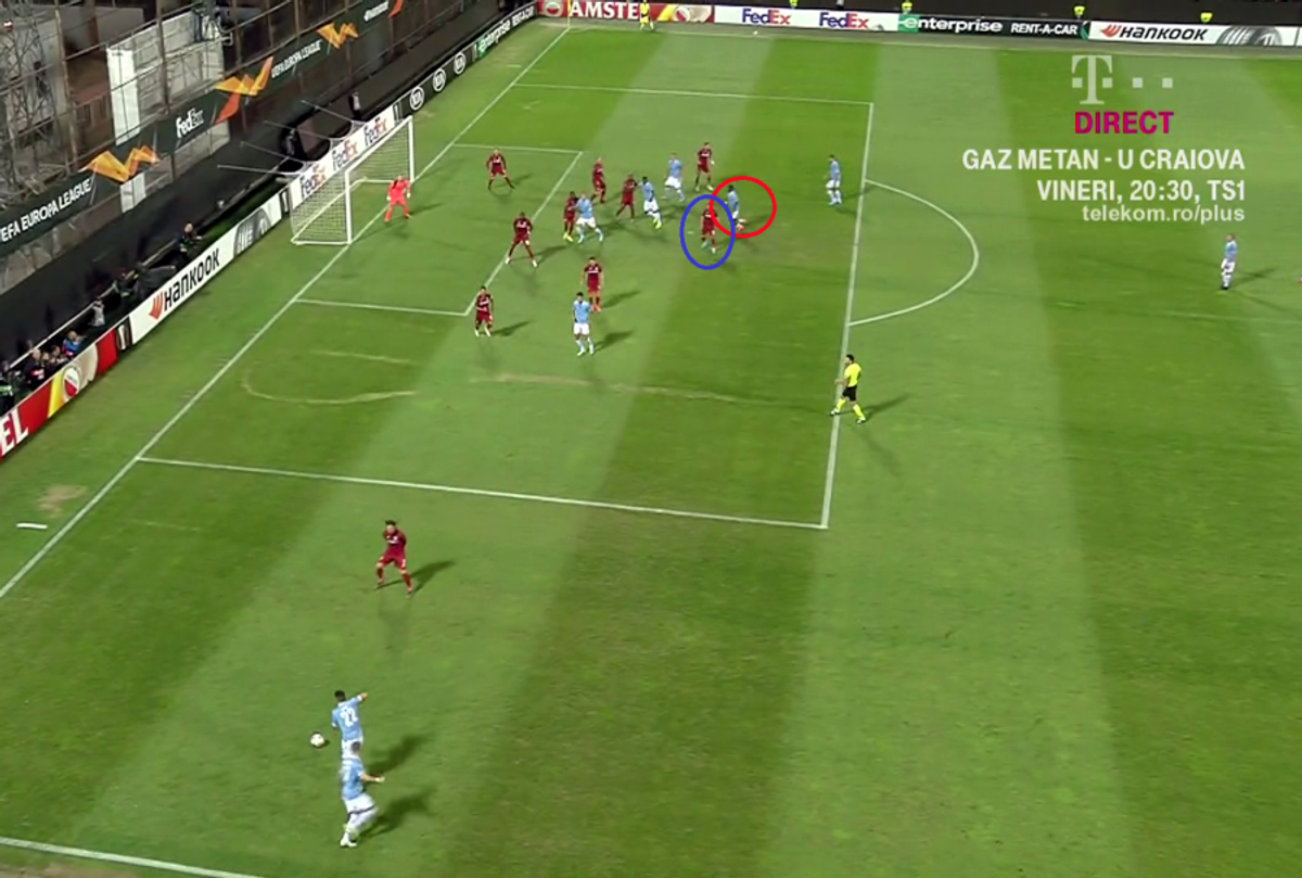 CFR CLUJ - LAZIO // FOTO Bastos a deschis scorul după o gafă în apărarea ardelenilor » Bordeianu n-a schițat niciun gest la golul italienilor