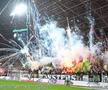 FERENCVAROS - UJPEST 1-0 // VIDEO + FOTO Atmosferă ULUITOARE la derby-ul Ungariei: ultrașii au „incendiat” stadionul!