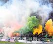 FERENCVAROS - UJPEST 1-0 // VIDEO + FOTO Atmosferă ULUITOARE la derby-ul Ungariei: ultrașii au „incendiat” stadionul!