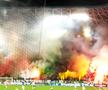 FERENCVAROS - UJPEST 1-0 // VIDEO + FOTO Atmosferă ULUITOARE la derby-ul Ungariei: ultrașii au „incendiat” stadionul!