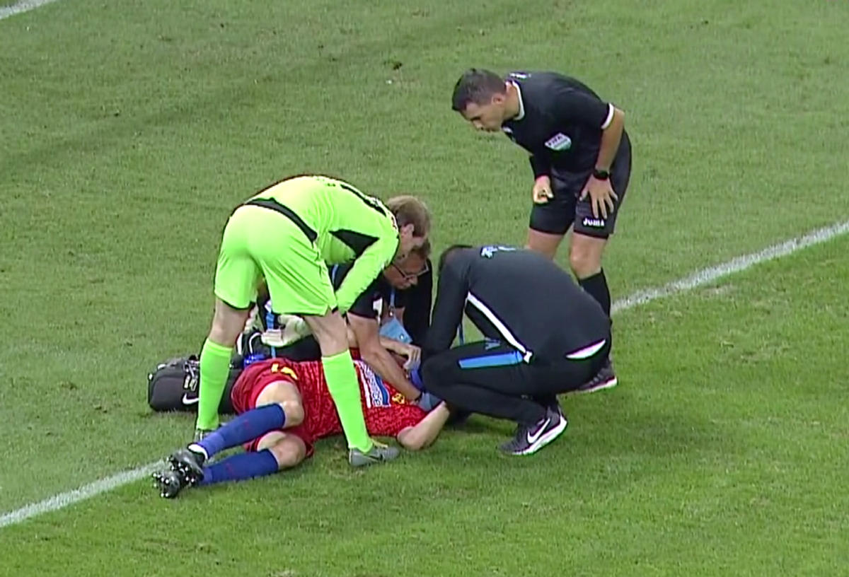 FCSB - CFR CLUJ // FOTO UPDATE Porumboiu a clarificat faza din prima repriză: „Dacă era VAR, sigur se dădea 11 metri!”