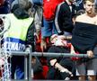 VIDEO + FOTO Momente de groază în Youth League! Fanii greci au intrat pe teren și i-au umplut de sânge pe nemți » Marius Avram a oprit meciul