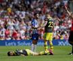 BRIGHTON - SOUTHAMPTON // FOTO + VIDEO Florin Andone a primit „ROȘU” direct după o intrare dură
