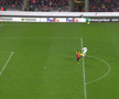 RENNES - CFR CLUJ // GALERIE FOTO Trebuia CFR Cluj să primească penalty? Portarul lui Rennes a primit ROȘU după ce l-a faultat pe Lacina Traore, la marginea careului de 16 metri