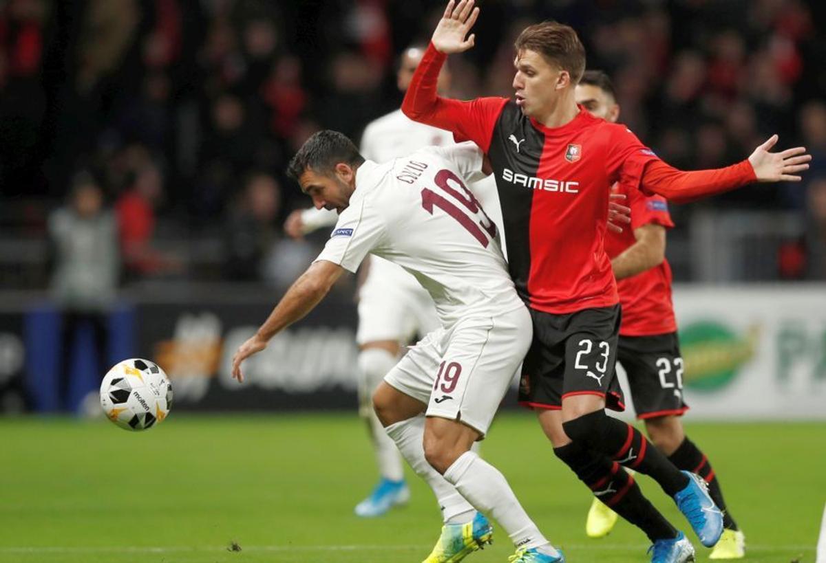 RENNES - CFR CLUJ 0-1// VIDEO + FOTO  CFR, victorie cu ochii vineți! Repriză secundă PENIBILĂ: echipa lui Dan Petrescu, incapabilă să domine o adversară rămasă în 8 oameni de câmp