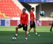 SLAVIA PRAGA - CFR CLUJ // Nicolae Stanciu și colegii săi au făcut antrenamentul oficial înaintea duelului cu CFR Cluj: „Suporterii ne împing de la spate”