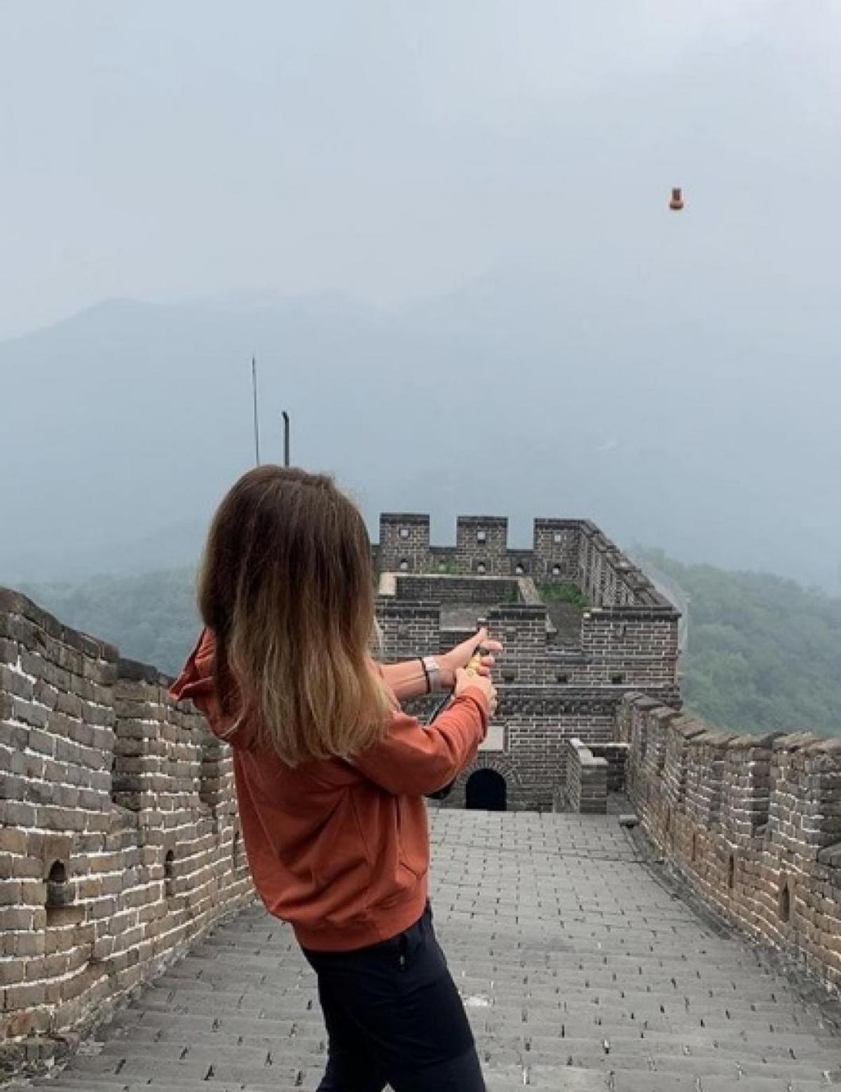 FOTO Simona Halep pe Marele Zid Chinezesc