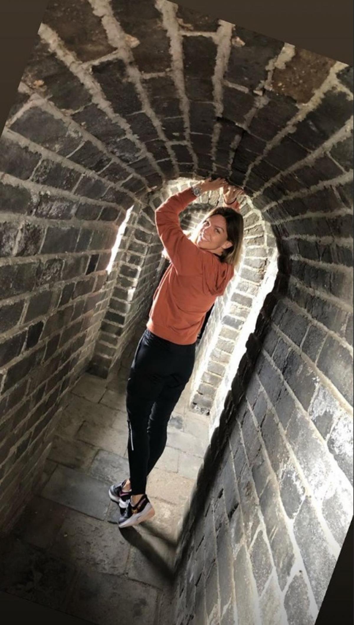 FOTO Simona Halep pe Marele Zid Chinezesc