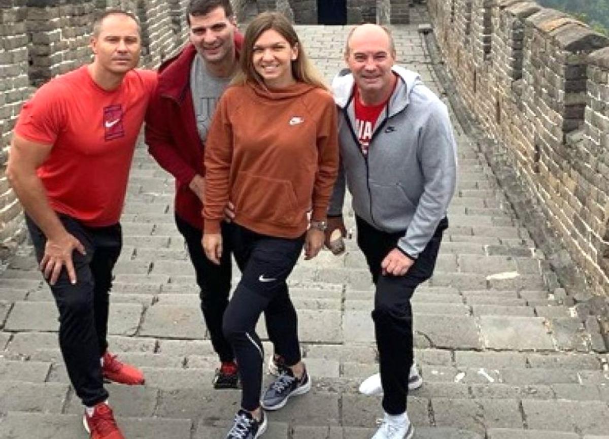 FOTO Simona Halep pe Marele Zid Chinezesc