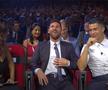 FOTO Răzvan Burleanu, cu ochii pe Messi și Ronaldo la gala UEFA :) » Cine a fost vedeta festivității de la Monaco