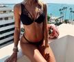 FOTO HOT Blonda e maestră la Magic: fotomodelul le-a arătat lui Vieri și Miccoli cum se face