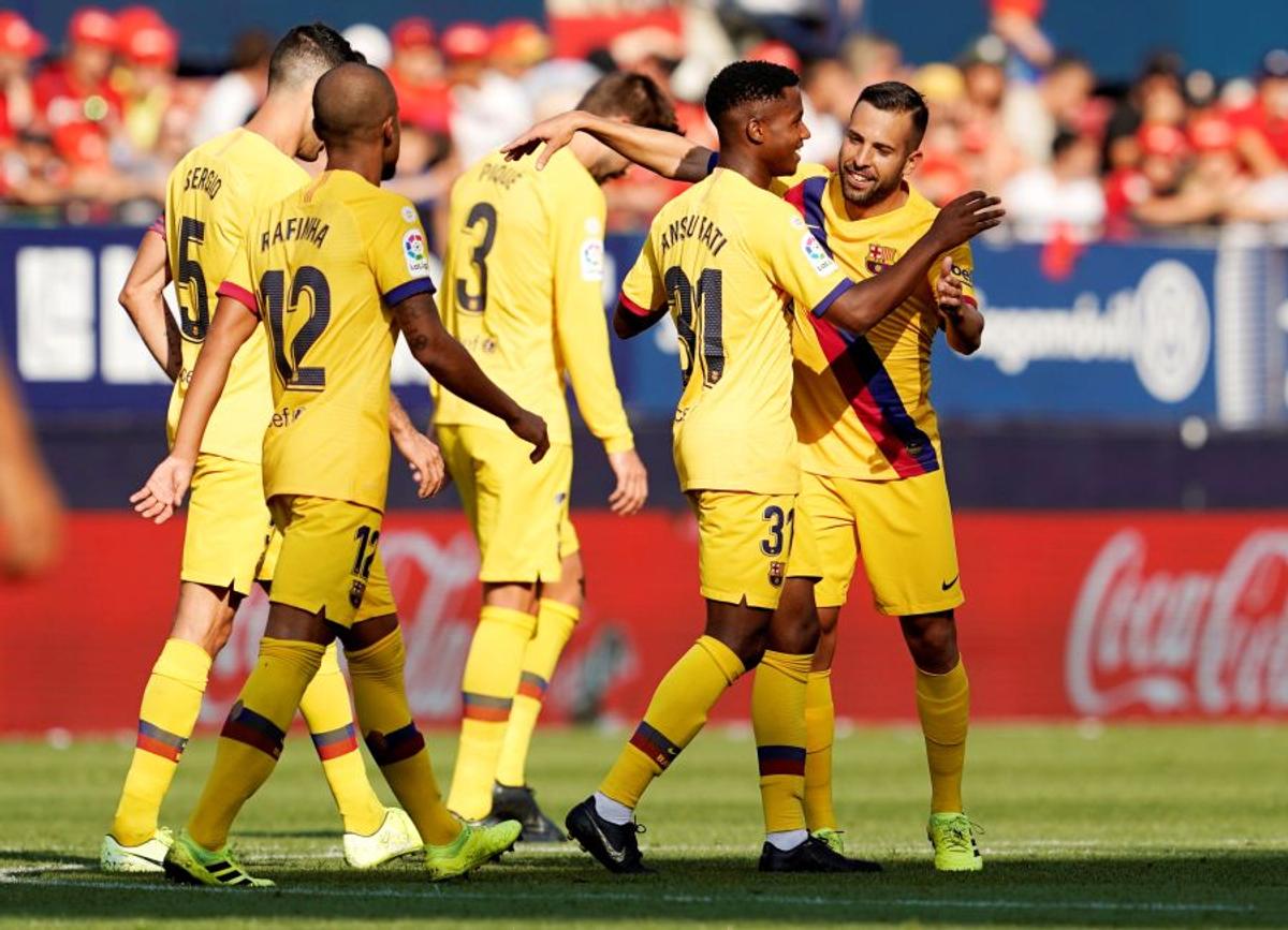 FOTO OSASUNA - BARCELONA 2-2
