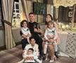 Cristiano Ronaldo, alături de iubita sa, Georgina Rodriguez și copiii săi.