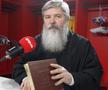 Părintele Vasile Ioana, la podcastul „Profu' de Sport” / foto: Cristi Preda