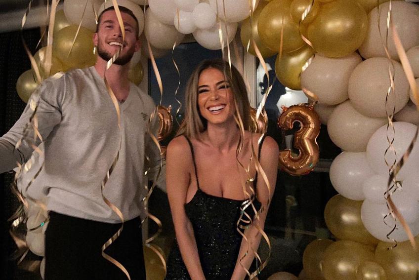 Diletta Leotta (31 de ani), cea mai populară jurnalistă sportivă din Europa, și Loris Karius (29 de ani), portar liber de contract, au petrecut împreună Revelionul. FOTO: Instagram