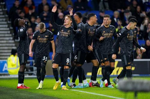 Arsenal s-a impus pe terenul lui Brighton, în etapa cu numărul 18 din Premier League.
Foto: Imago