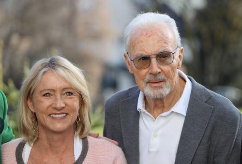 Ultima fotografie cu Franz Beckenbauer, făcută în 2023, la Kitzbuhel (Austria) / Foto; Imago