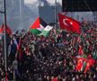 Mii de oameni au participat la protestul de masă de sprijin pentru Palestina / Foto: X IHH