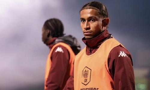 Tahirys Dos Santos a fost rezervă la Metz în meciul de pe 20 decembrie din Cupa Franței cu Biesheim (3-0) / Foto: fcmetz.com