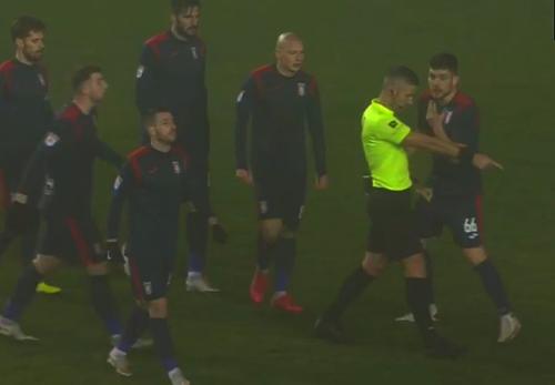CFR Cluj a deschis scorul în minutul 52 al partidei cu Chindia, dintr-un pebalty contestat de gazde.