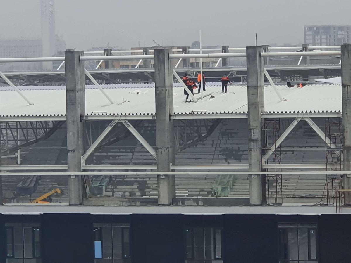 Lucrări arena Rapid 1 februarie 2021