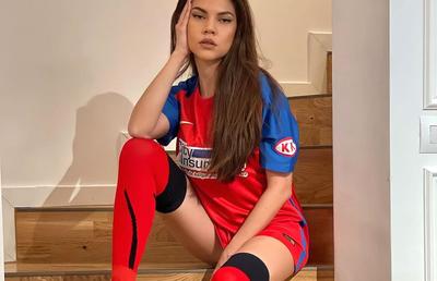 Miss World România ține cu FCSB » Cum i-a încurajat Mădălina Buftea pe roș-albaștri înaintea derby-ului cu Dinamo
