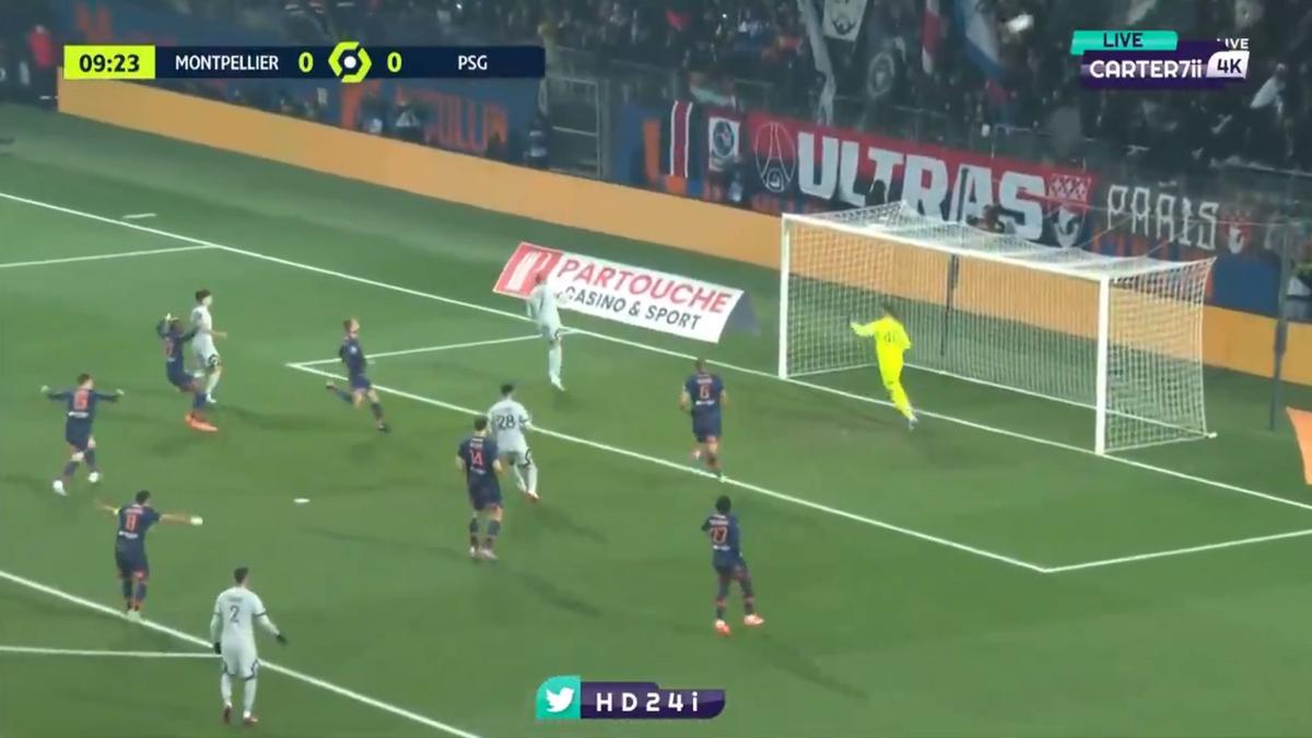 FOTO Ratare Mbappe cu Montpellier