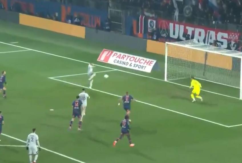 Ratarea monumentală a lui Mbappe, în Montpellier - PSG/ FOTO: Captură Twitter