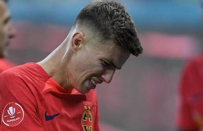 Moment surprinzător la FCSB » Octavian Popescu plângea, iar un coechipier i-a luat apărarea